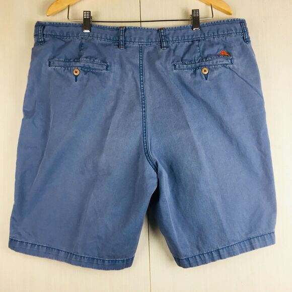 TOMMY BAHAMA Men's Blue Chino Cotton Flat Front Relax Shorts Vacation Resort 40 - Picture 6 of 12